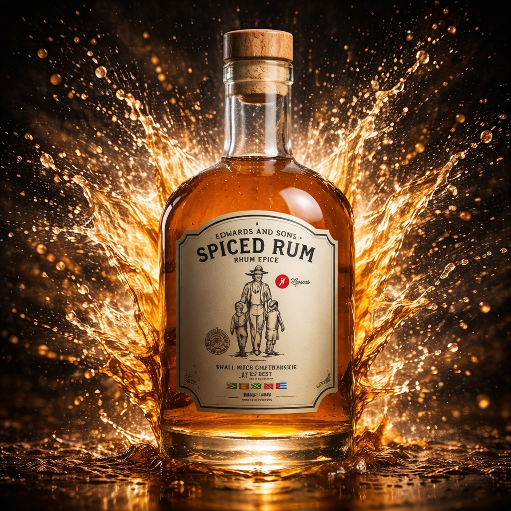 Edwards and Sons Spiced Rum - Image 3