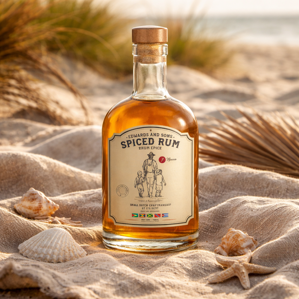 Edwards and Sons Spiced Rum - Image 2