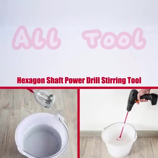 1pc Heavy-duty Mixer Accessory- Manual Mixing Tool with Extended Mixing Rod, Battery Free, Suitable for Mixing Paint, Filling Joints, Epoxy Resin, Adhesives- Compatible with Electric Drills and Manual Use, Sturdy Metal Structure - Image 9