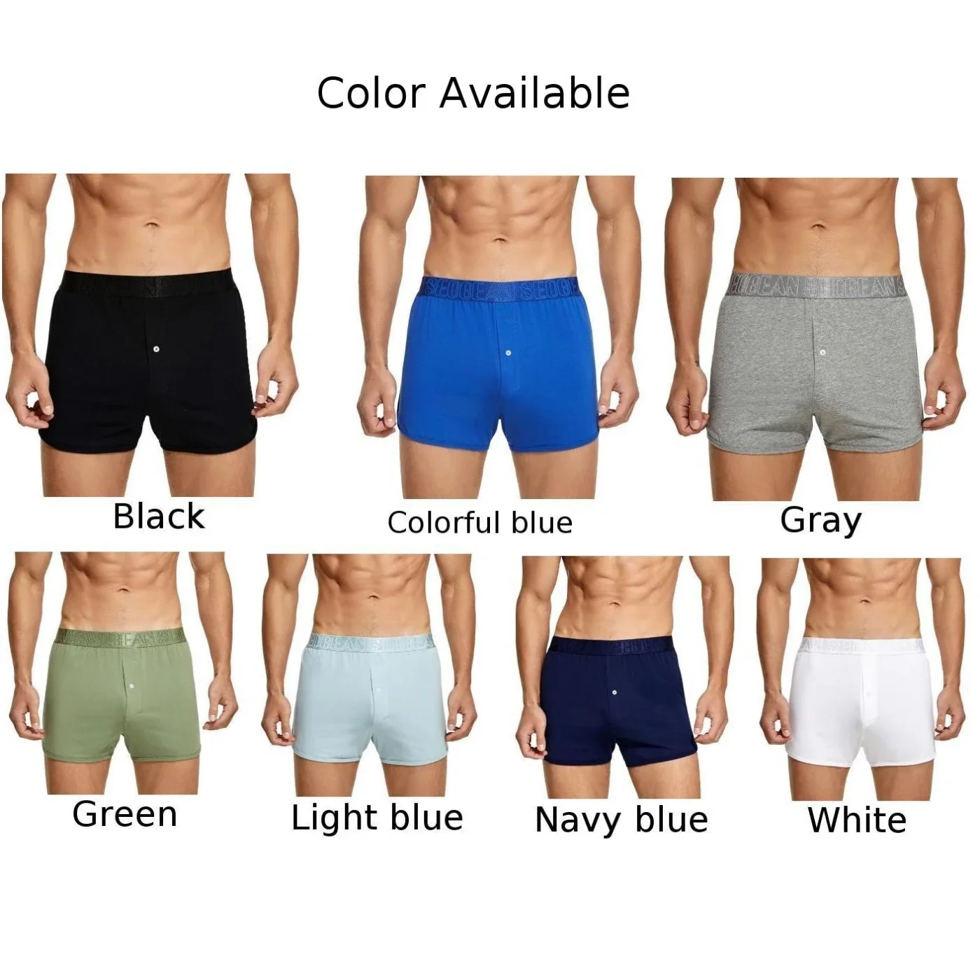 Comfortable High Quality Hot Sales Brand New Men Underwear Panties Solid Color White Lightweight Lingerie Male - Image 5