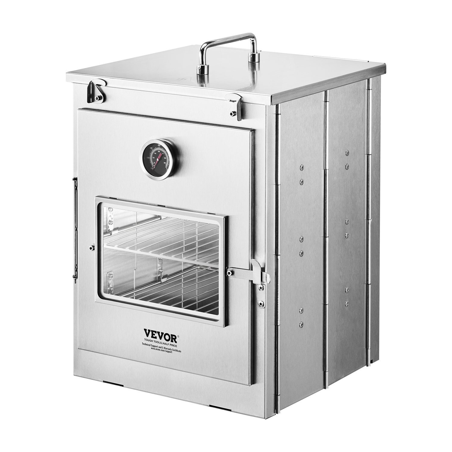 Foldable Camping Oven Stainless Steel Portable Camping Stove 3 Tier Grill