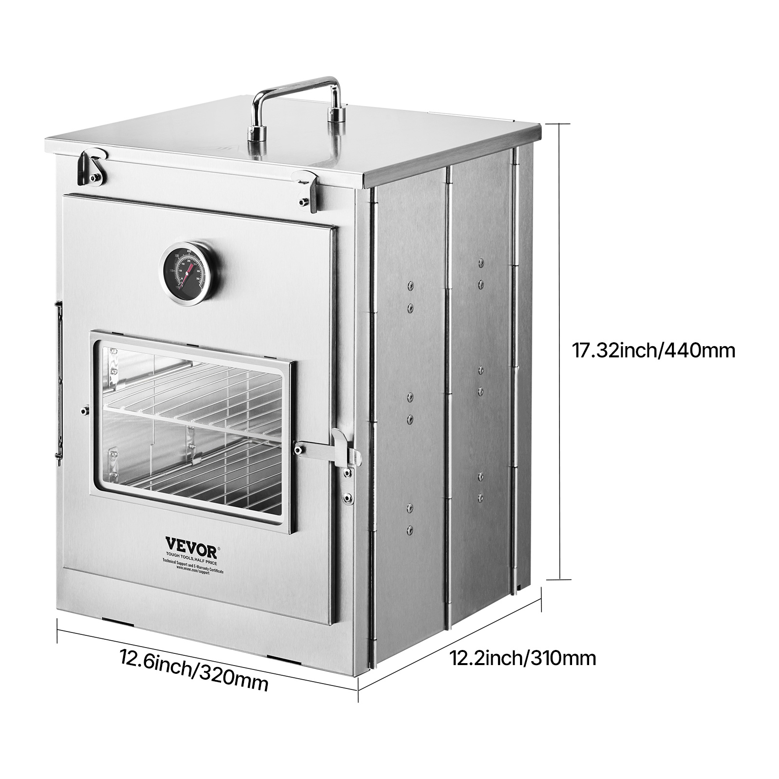 Foldable Camping Oven Stainless Steel Portable Camping Stove 3 Tier Grill - Image 3