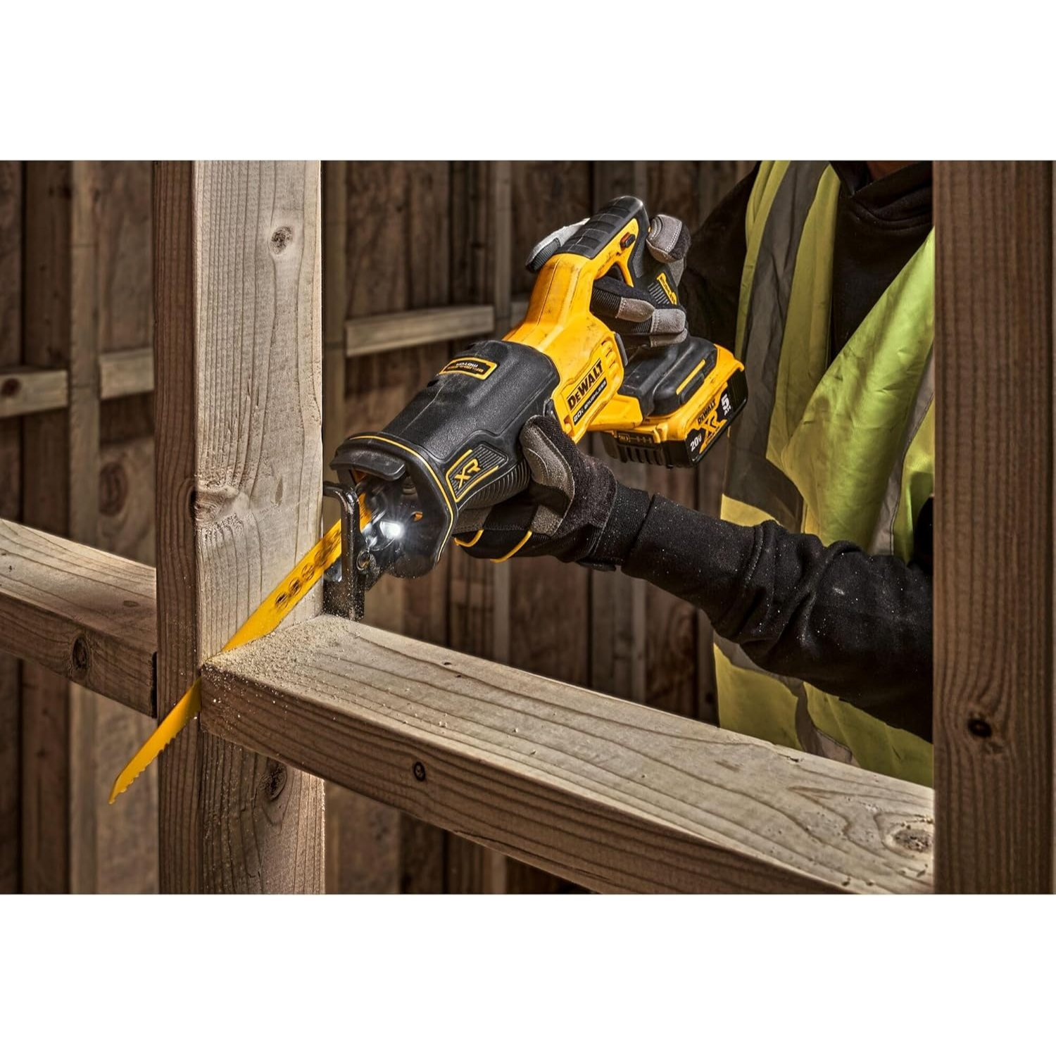 DEWALT 20V MAX* Reciprocating Saw, Cordless, 2-Finger Variable Trigger, Keyless (DCS382B) - Image 4