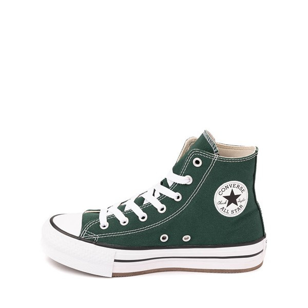Converse Kids Unisex Chuck Taylor® All Star Eva Lift Sneakers Green Envy/White/Natural Ivory - Image 2