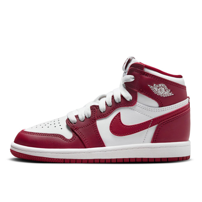 Little Kid's Jordan 1 Retro High OG "Artisanal Red" Wht/Red (FD1412 160) - Image 3