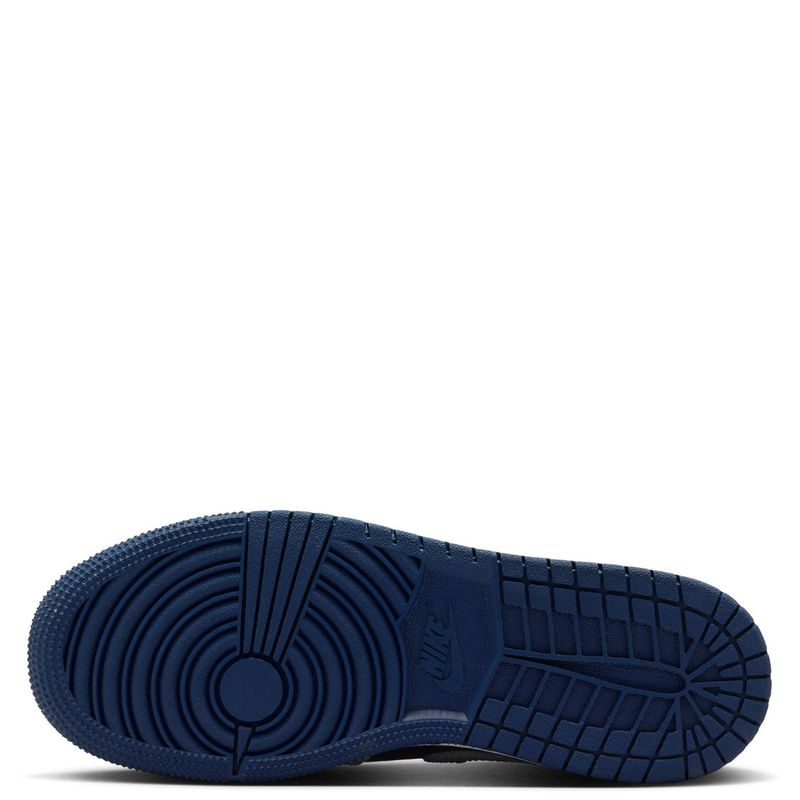 Big Kid's Jordan 1 Mid Blue Void/Pure Platinum (DQ8423 403) - Image 4