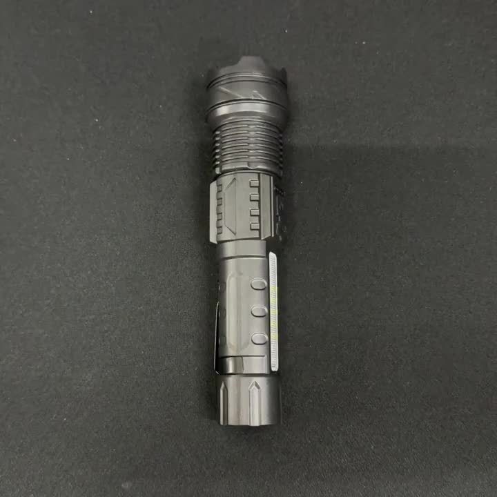 1pc Multi-Function Outdoor Flashlight, with Super Bright Telescopic Zoom Function, Rechargeable Camping Light, Suitable for Travel, Camping, Hiking, Fishing And Emergency Situations. IP44 - Image 12