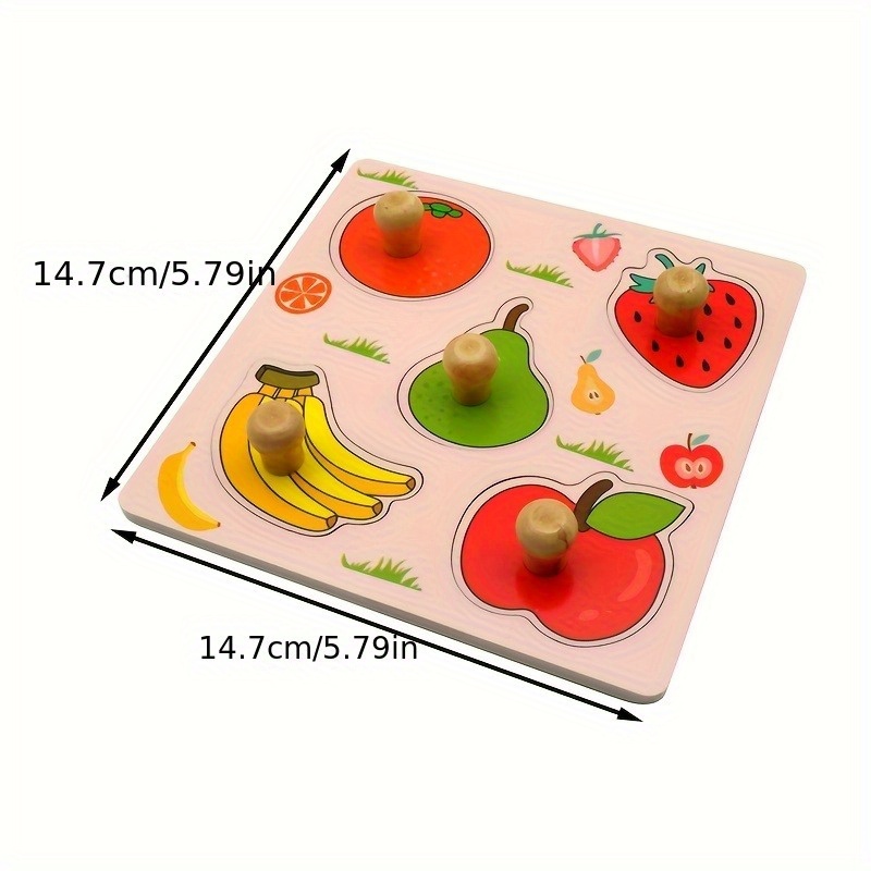 Kids Identification Boards Random Pattern - 3D Wooden Puzzle for Early Learning, Handheld Jigsaw, Ideal Holiday Gift for Little Ones & Party Game Activity, Educational Toy| Game| Content - Image 5
