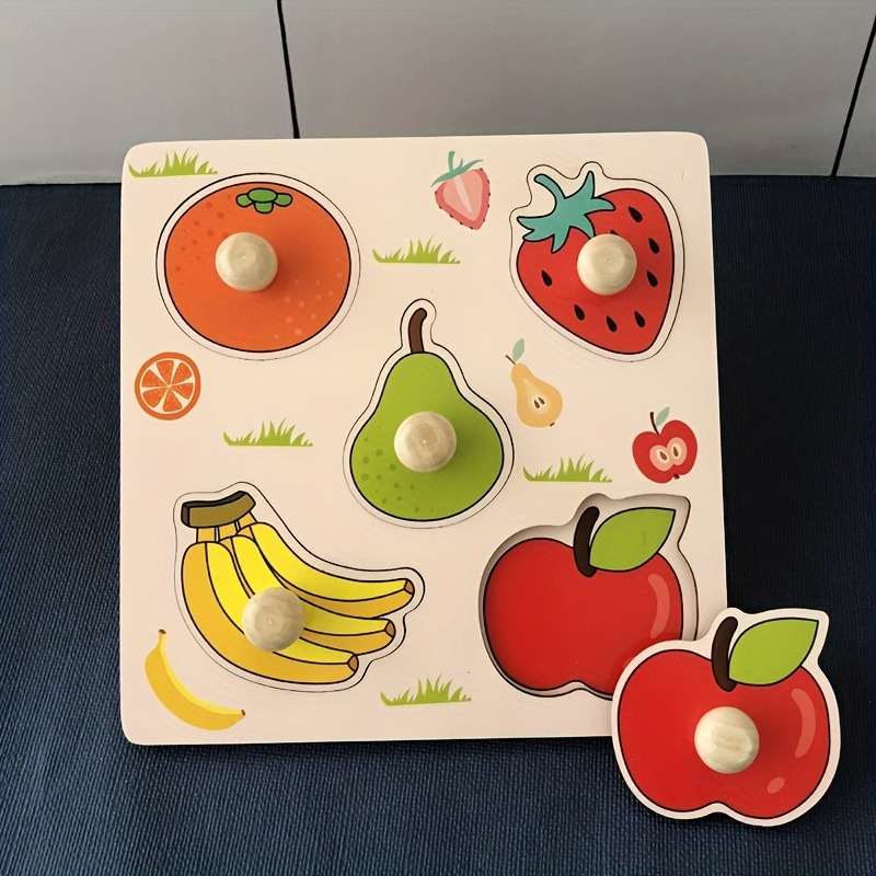 Kids Identification Boards Random Pattern - 3D Wooden Puzzle for Early Learning, Handheld Jigsaw, Ideal Holiday Gift for Little Ones & Party Game Activity, Educational Toy| Game| Content - Image 6