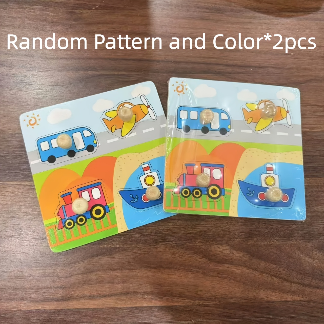 Kids Identification Boards Random Pattern - 3D Wooden Puzzle for Early Learning, Handheld Jigsaw, Ideal Holiday Gift for Little Ones & Party Game Activity, Educational Toy| Game| Content - Image 4