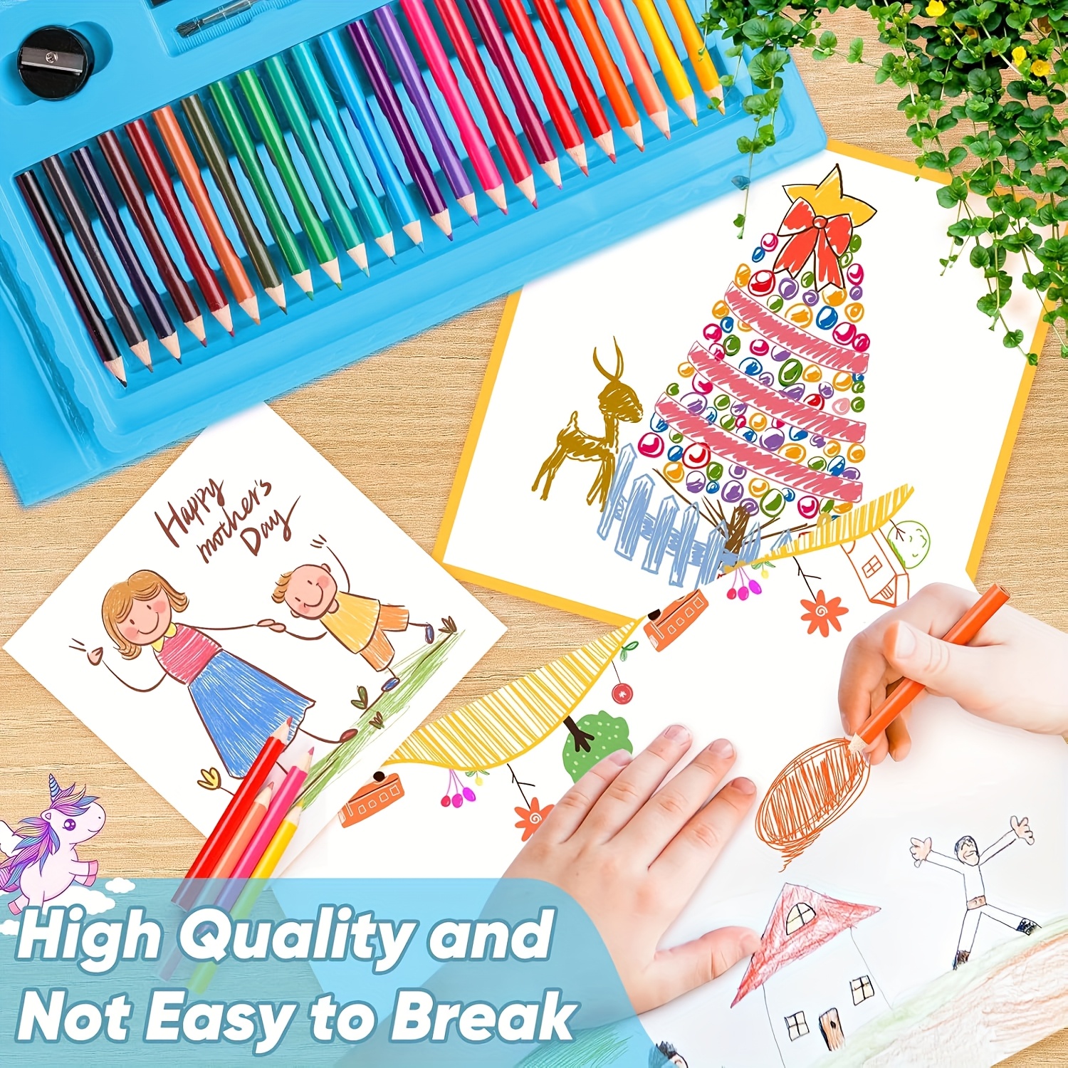 228 Pieces Of Art Supplies, Children's Painting Art Set; Art Kit Includes Oil Pastels, Crayons, Colored, Acrylic Markers, Watercolor Brushes; Artist Gift with Drawing Pad, Pink Children's Painting Tools; Children's Art Tools; Children's Coloring - Image 9