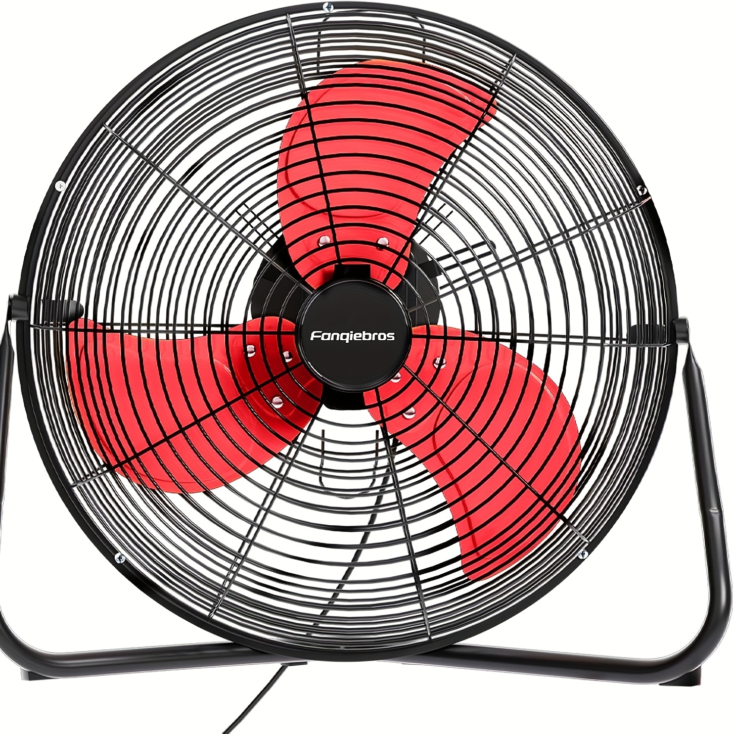 18/30" Floor Fan Regenerative Blower, 14000 CFM High Velocity, 3-Speed, 5in Solid Wheel, Adjustable Tilt Mobile Industrial Floor Fan, Suitable for Construction, Construction Site, Garage, Open Air, Residential, Ideal for Home Improvement - Image 11