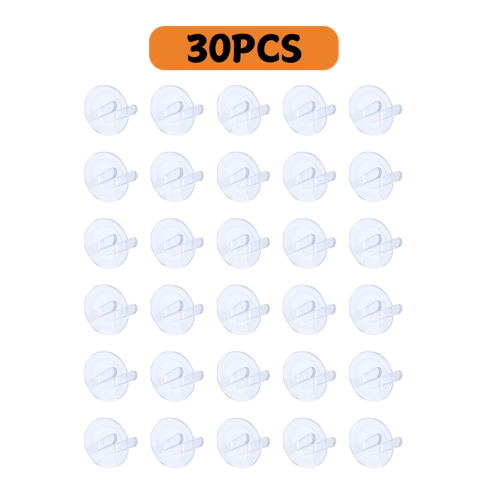 10/20/30/40/50pcs Outlet Covers Baby Proofing Safety Child Secure Electric Plug Protectors with Hidden Handle Square Socket Covers for Electrical Outlets Baby Safety Plug Covers for Kids Toddler Protection - Image 4