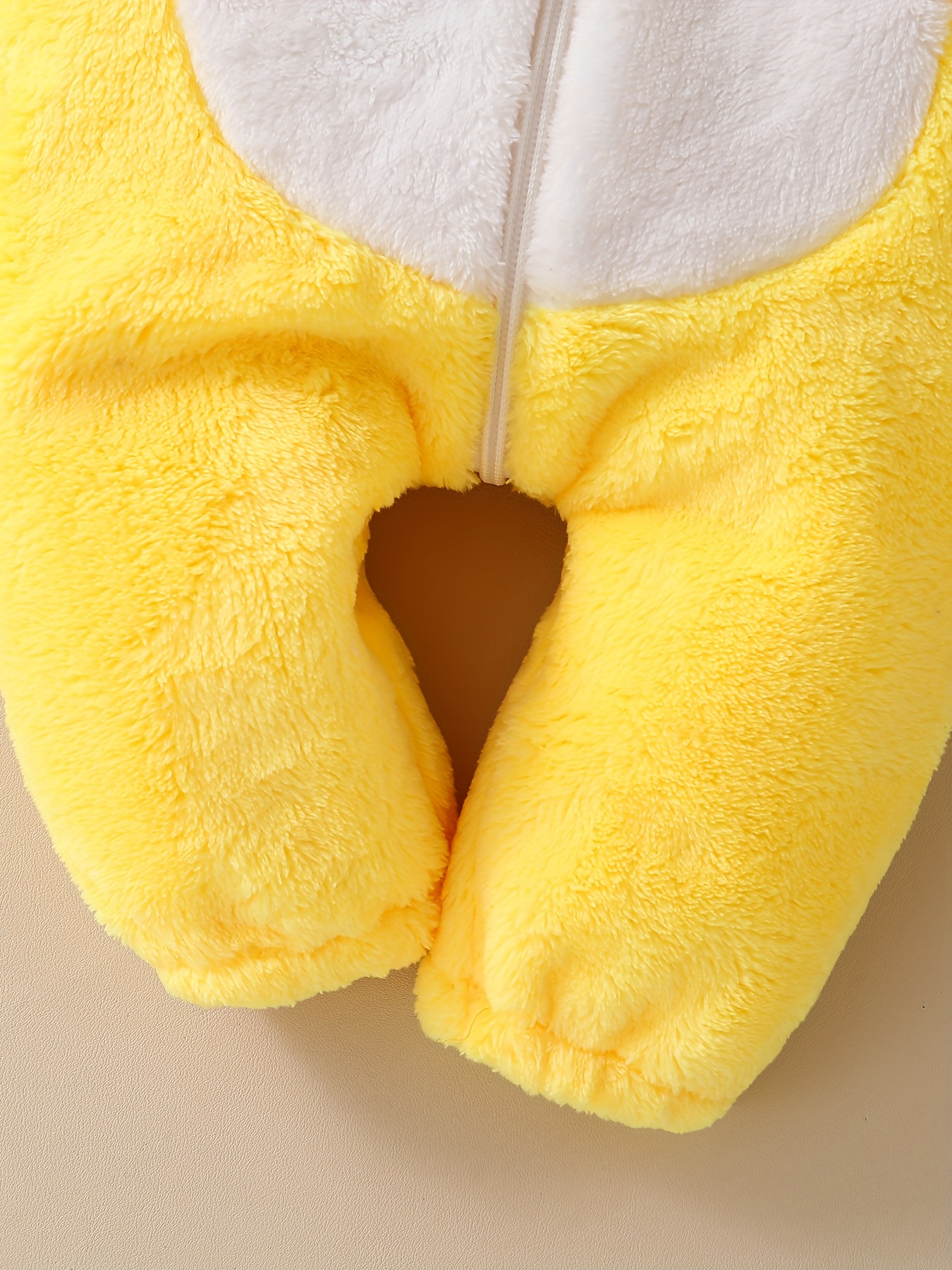 Tolo Rabbit Yellow Chick Jumpsuit - Soft Warm Winter Outfit with Chickens Feet & Beak, Easy On/Off Onesie, Machine Washable Photoshoots & Casual Attire, Perfect for, Outfit for Rabbit, Bunny, Bunny Outfits, Perfect for Outdoor - Image 7