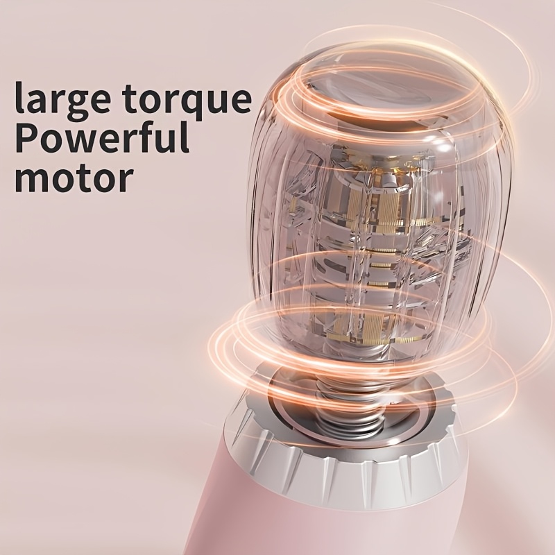 1pc Portable Electric Massager, Handheld Massage Wand, 5-Speed Adjustment, USB-Rechargeable Relaxation Massager Vibrating Massage for Neck, Back, Legs, And Waist Foot Sole Vibration Relaxation Ideal Gift for Men, Women, Athletes, And Seniors - Image 7