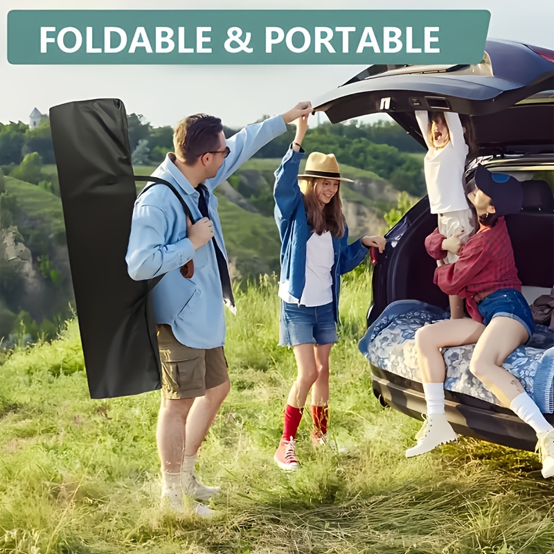 75 Inch Outdoor Folding Bed, Extra-Large And Thickened Camping Bed with Or Without Flip Mattress, Portable Foldable Guest Bed, 450/500/600 Pound Load-Bearing Capacity, Heavy-Duty Camping Cot with Handbag, Suitable for Adults, Outdoor Solely - Image 2