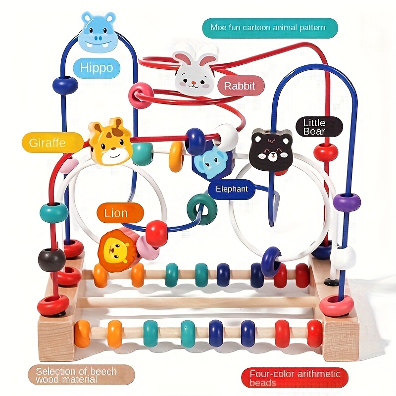 Baby Bead Wrapped Puzzle Early Education Toy for Infants And Young Children - Image 10