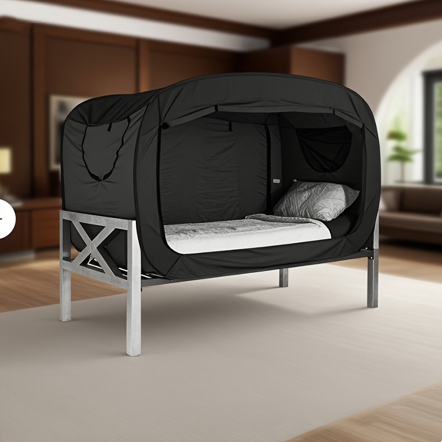 Camping Private Tent, 2-Door Tent Breathable And Shading Home Comfortable Easy Setup Enclosed Shelter Portable Mattress Double-Door Tent Reinforced Seams Shading Outdoor Camping Tent, Suitable for Indoor And Outdoor, Avoiding Mosquito Bites - Image 5