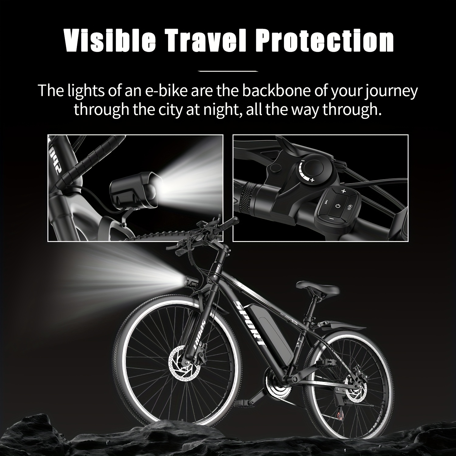 700W Electric Bicycle, Adult 26-inch, 48V 10AH Electric Mountain Bike, 25MPH&35-45mile Range Electric Mountain Bike, Off-road, Professional 7-speed - Image 9