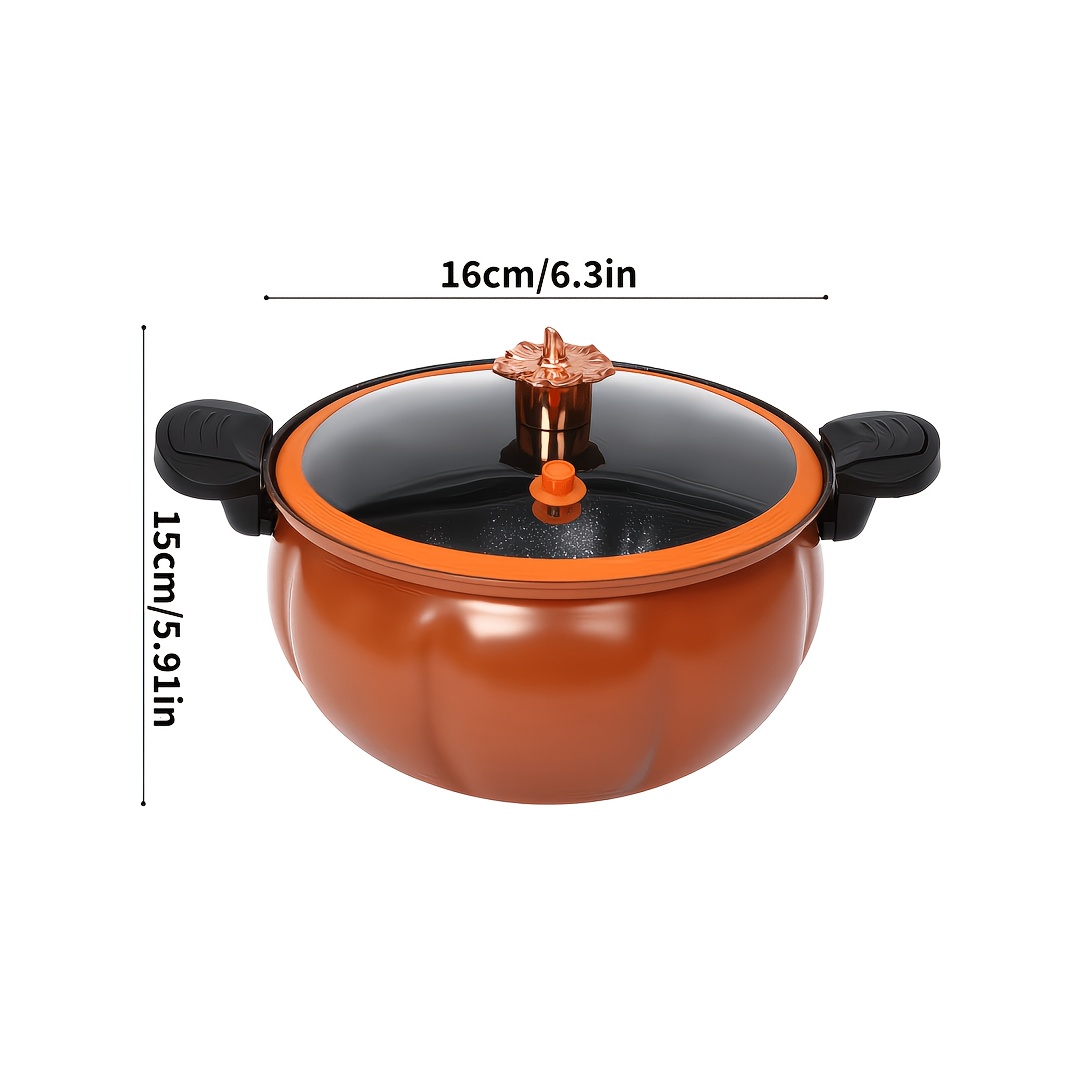 2.19 Gallon Large-Capacity Soup Pot with Twist-Lock Handle | Non-Stick, Multi-Function Cooking Pot, Compatible with Gas Stove, Open Fire, and Induction Cooker, Universal Stew Pot for Homes, Restaurants, Hotels, Fast , Easy Assembly - Image 4