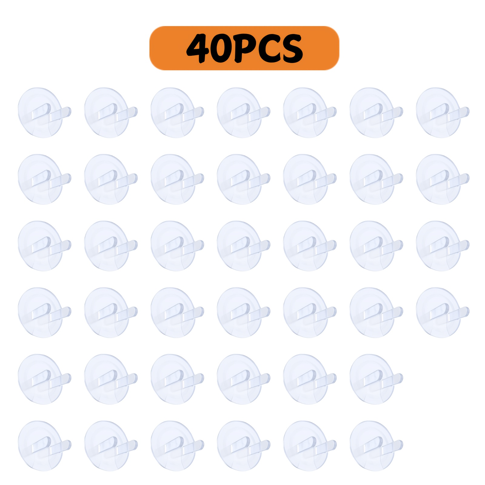 10/20/30/40/50pcs Outlet Covers Baby Proofing Safety Child Secure Electric Plug Protectors with Hidden Handle Square Socket Covers for Electrical Outlets Baby Safety Plug Covers for Kids Toddler Protection - Image 6