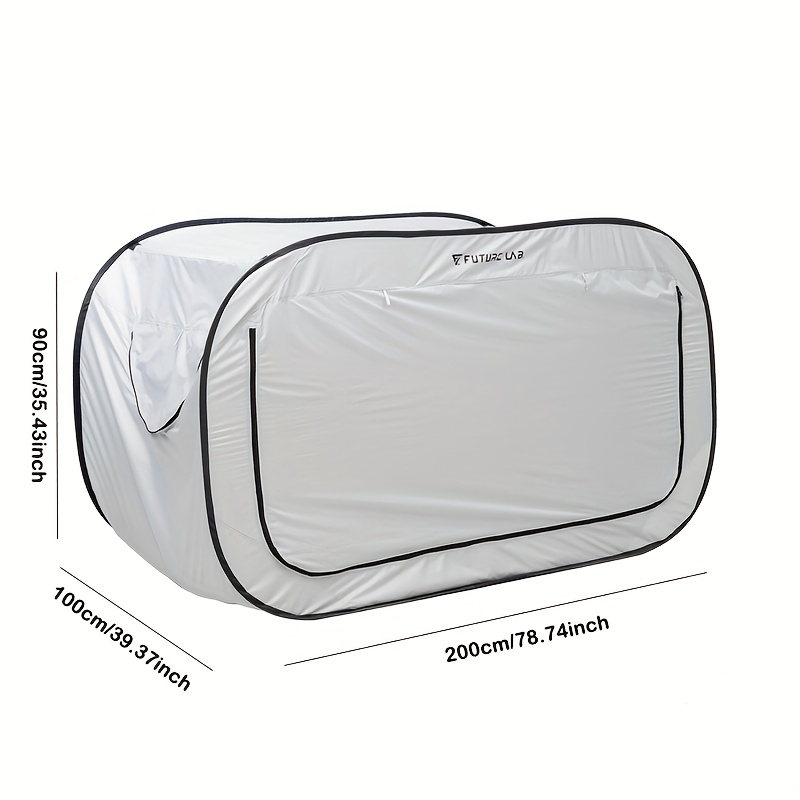 Camping Private Tent, 2-Door Tent Breathable And Shading Home Comfortable Easy Setup Enclosed Shelter Portable Mattress Double-Door Tent Reinforced Seams Shading Outdoor Camping Tent, Suitable for Indoor And Outdoor, Avoiding Mosquito Bites - Image 4