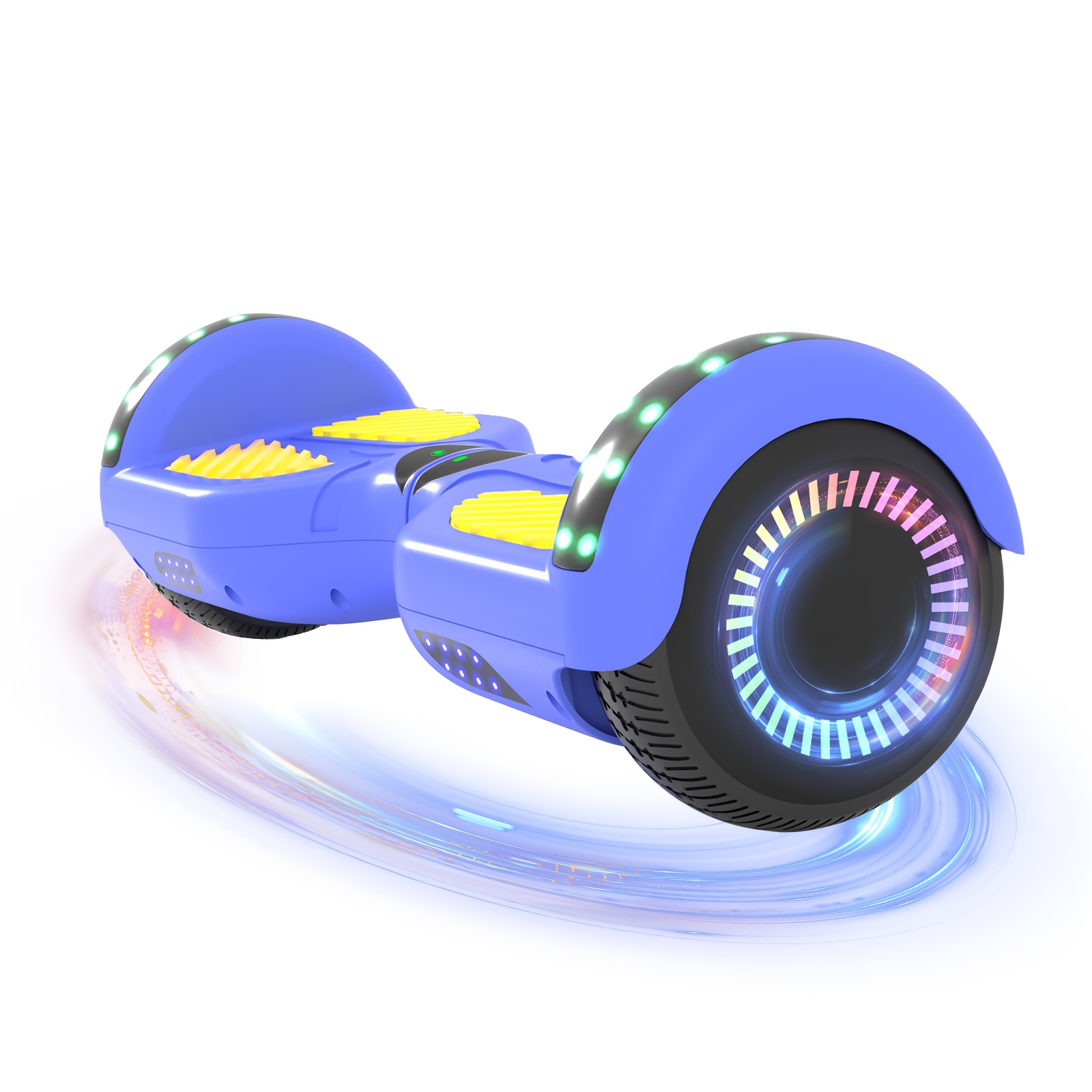 300W 7.5MPH Hoverboard for Kids, 7.5 Mile Range, 3H Charge, 6.5" Wheels, Bluetooth & Corlorful LED Lights, Ideal Gifts for Kids Boys & Girls, Available In Multiple Colors for Children, with Illuminated Wheels, Suitable for Outdoor, Practice Balance - Image 16