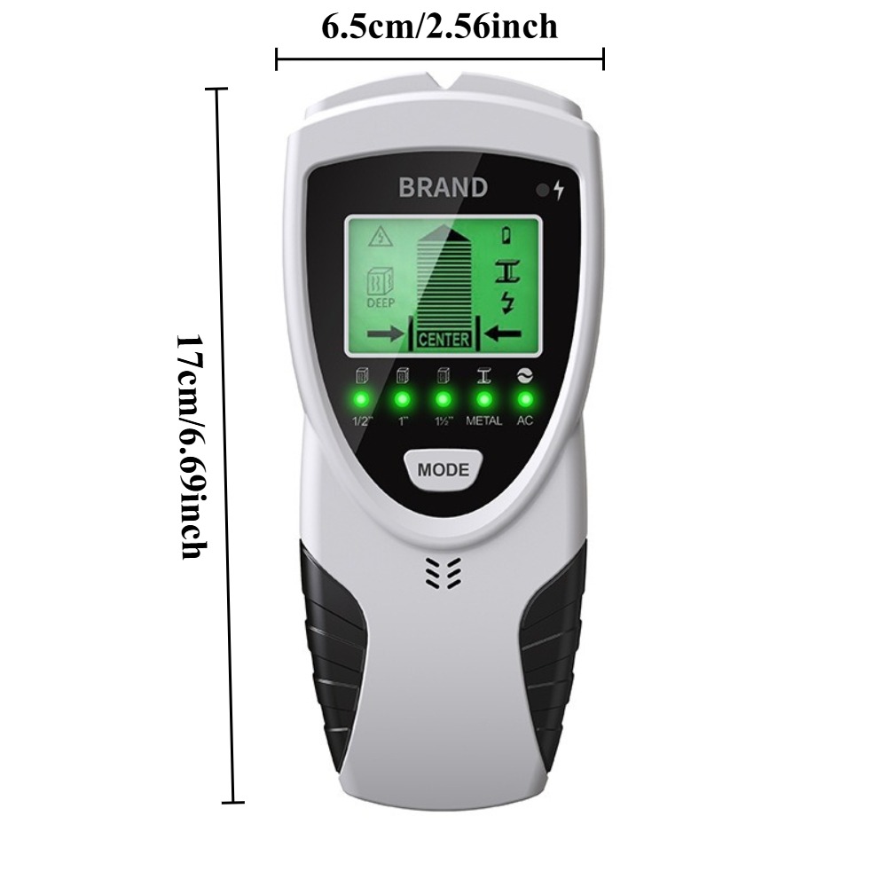 5in 1 Stud Detector with Intelligent Microprocessor Chip and HD LCD Display, Stud Sensor Beam Finders for the Center and Edge of Wood AC Wire Metal Studs Joist Pipe - Image 6