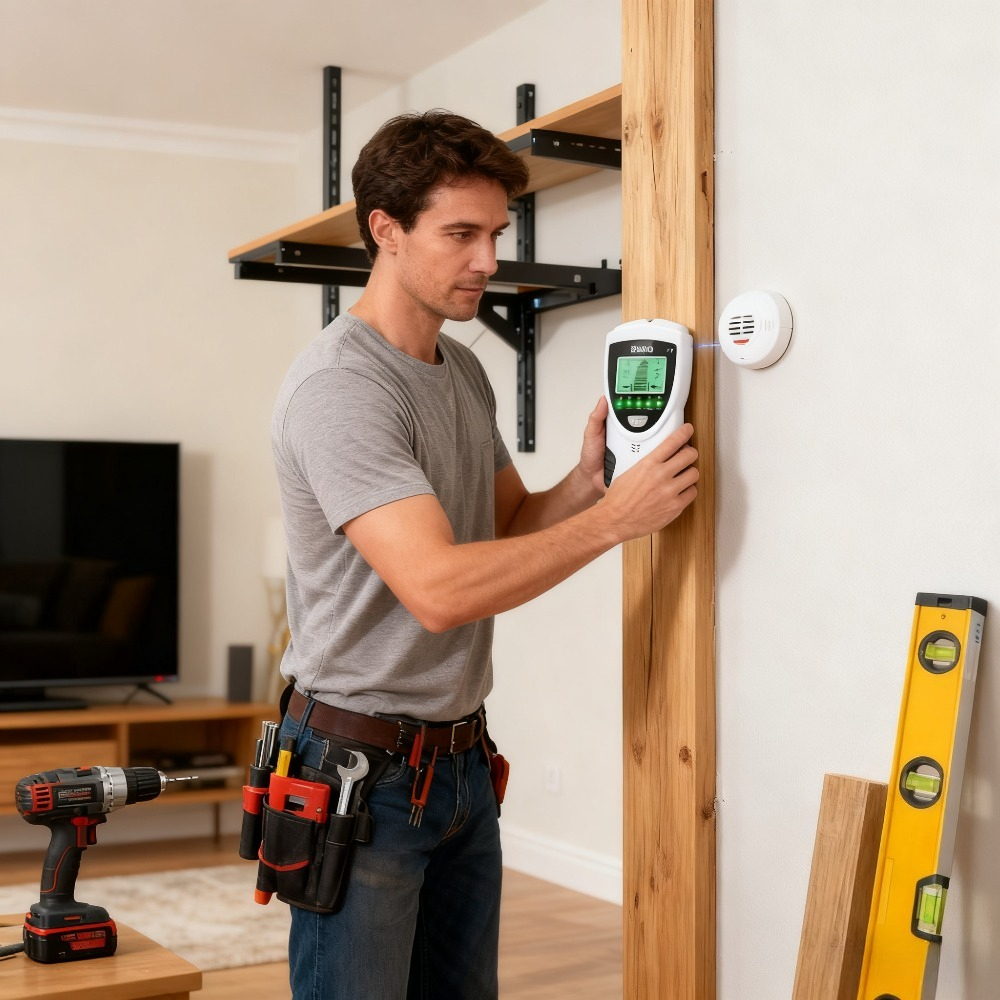 5in 1 Stud Detector with Intelligent Microprocessor Chip and HD LCD Display, Stud Sensor Beam Finders for the Center and Edge of Wood AC Wire Metal Studs Joist Pipe - Image 8