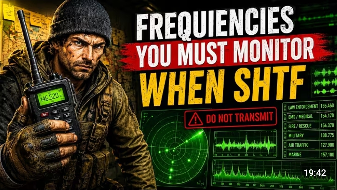 Frequencies You Must Monitor When SHTF